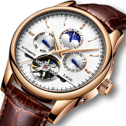 Automatyczny Zegarek Mechaniczny z Tourbillonem
