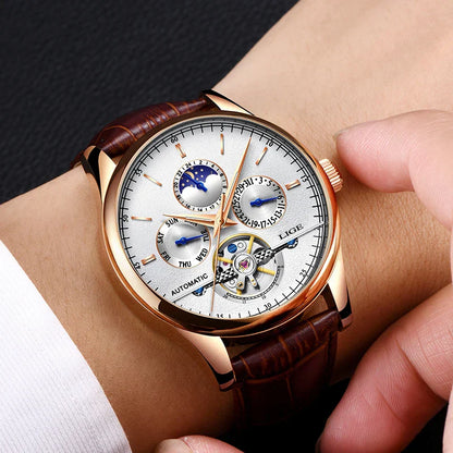 Automatyczny Zegarek Mechaniczny z Tourbillonem