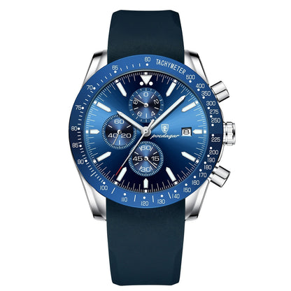 Radiant Chronograph Watch with Date Display