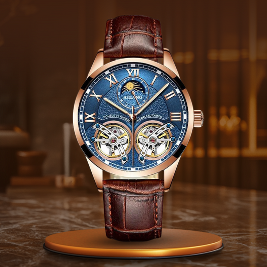 Mechaniczny zegarek w stylu tourbillon
