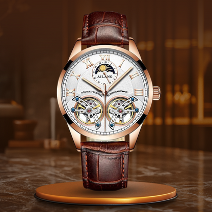 Mechaniczny zegarek w stylu tourbillon