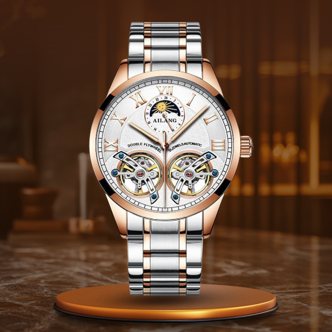 Mechaniczny zegarek w stylu tourbillon