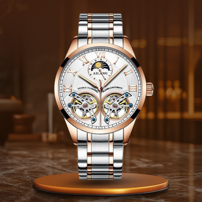 Mechaniczny zegarek w stylu tourbillon