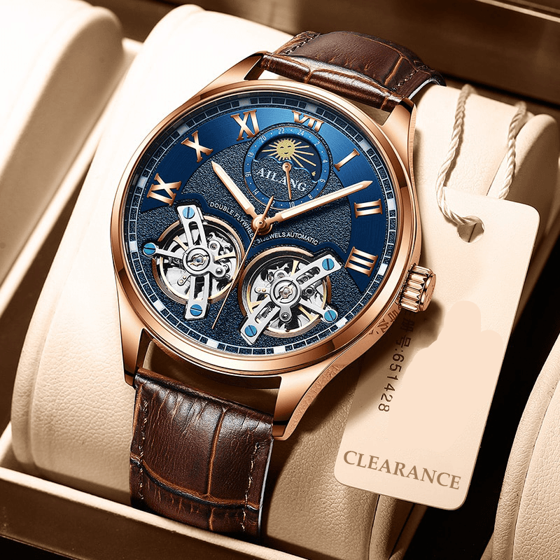 Mechaniczny zegarek w stylu tourbillon