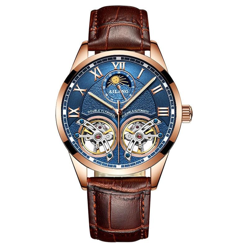 Mechaniczny zegarek w stylu tourbillon