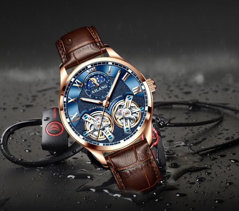 Mechaniczny zegarek w stylu tourbillon
